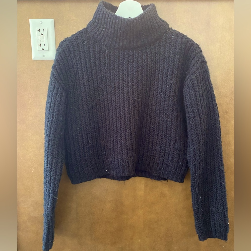 Cozy Black Turtleneck Sweater